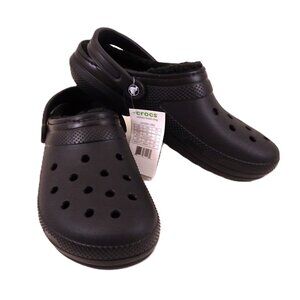 New Crocs Classic Lined Clog Men's 12 ***RUNS SMALL*** Fits 11 or 11.5 NWT Furry